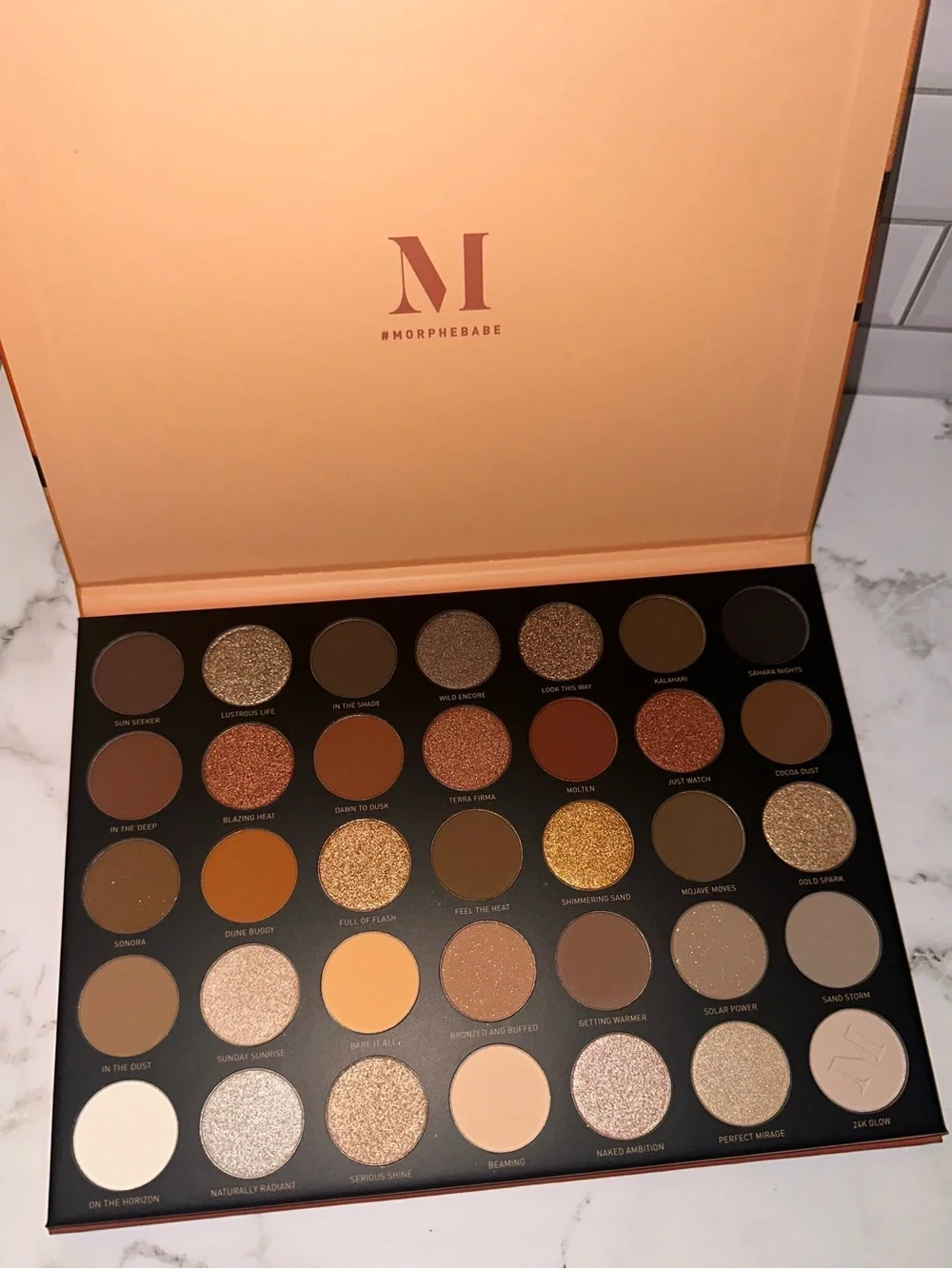 Morphe 35U Gilded Desert Eye Shadow Pallet